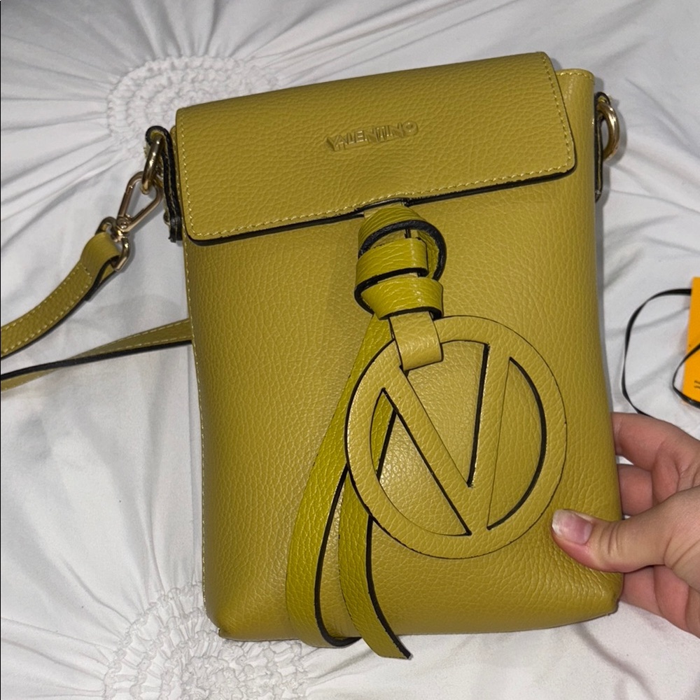 Valentino Crossbody Bag with Gold Hardware